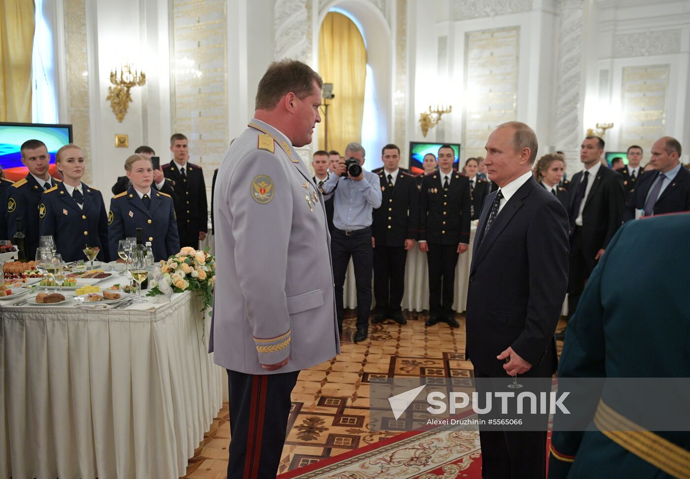 President Putin attends reception in honor of military graduates