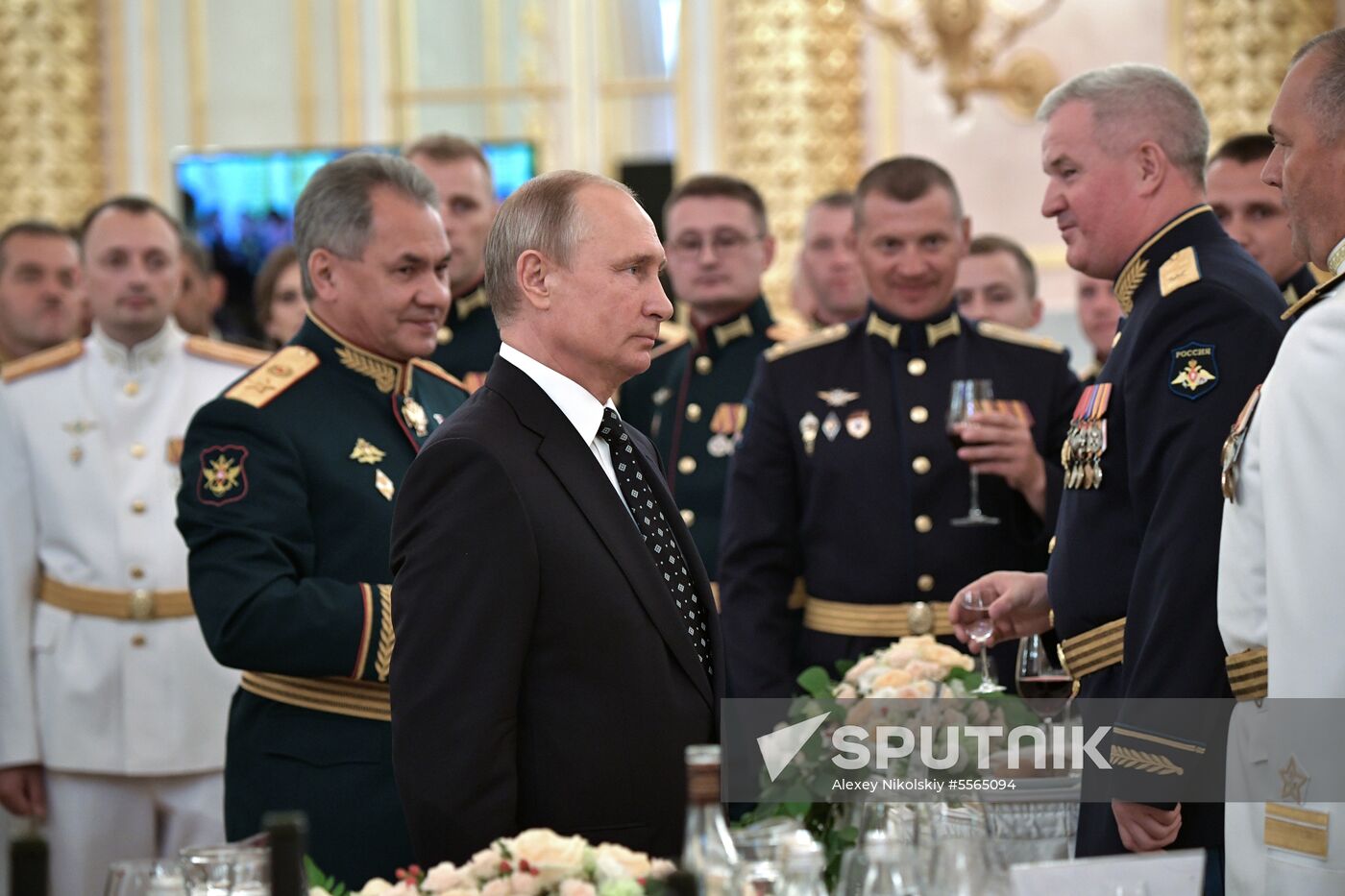 President Putin attends reception in honor of military graduates