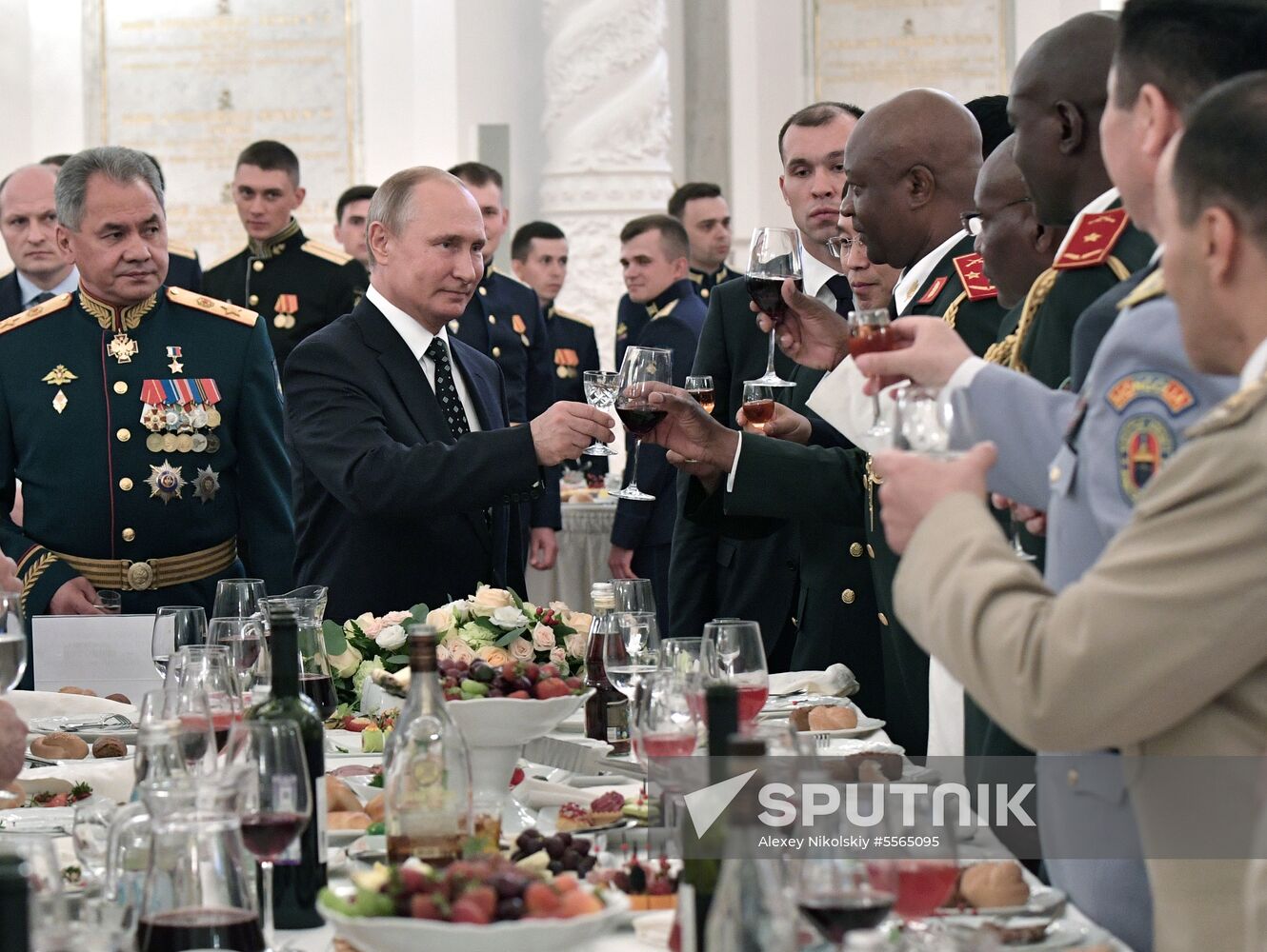 President Putin attends reception in honor of military graduates