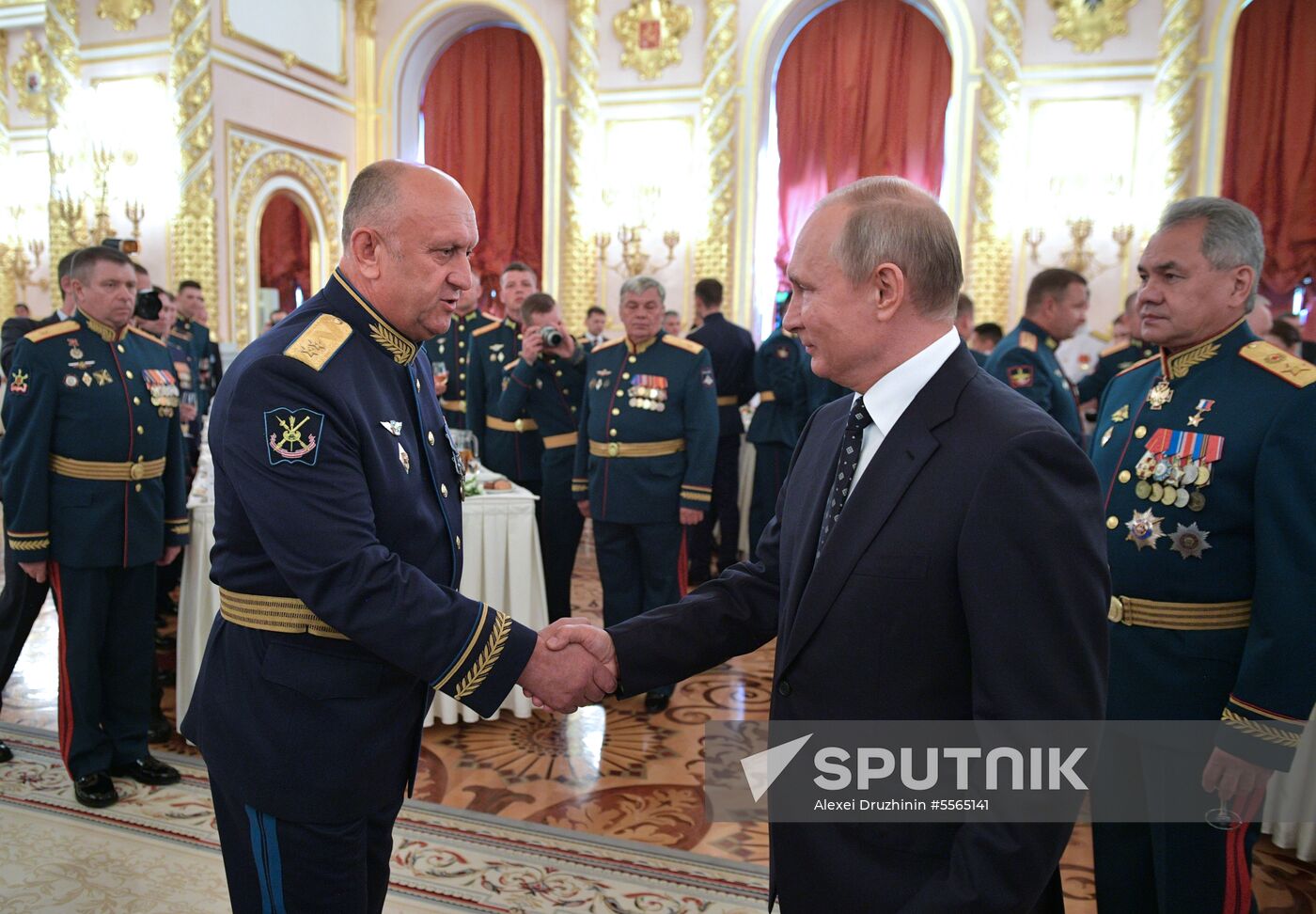 President Putin attends reception in honor of military graduates