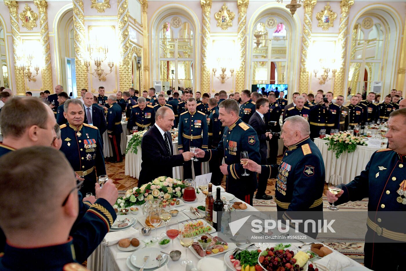 President Putin attends reception in honor of military graduates