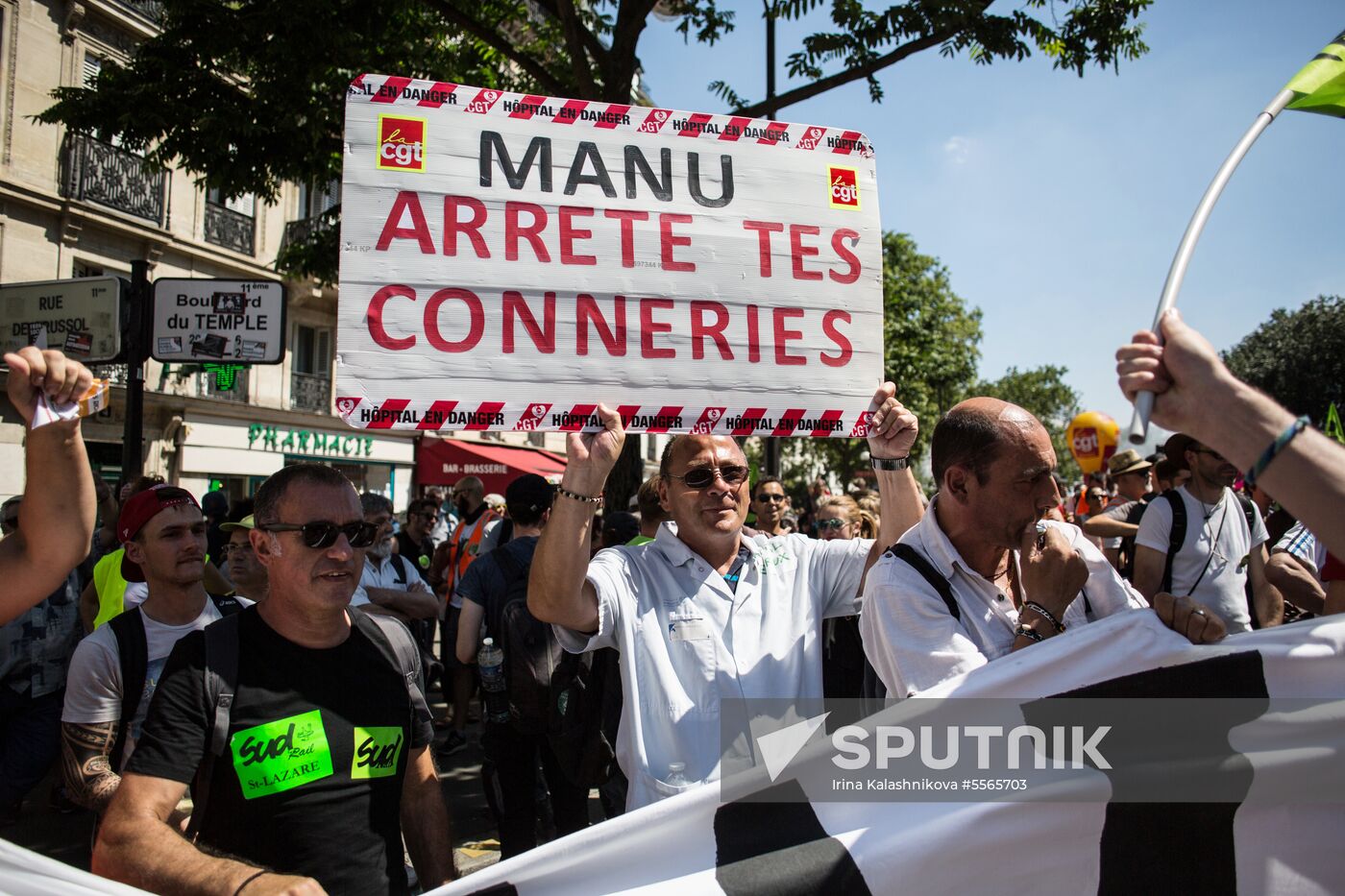 Anti-government rally in Paris