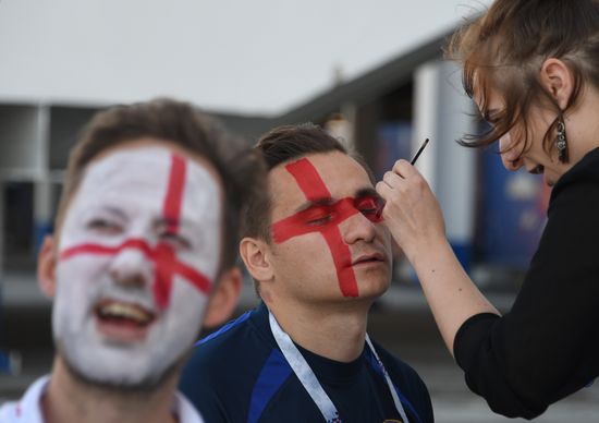 Russia World Cup England - Belgium