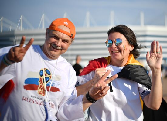 Russia World Cup England - Belgium