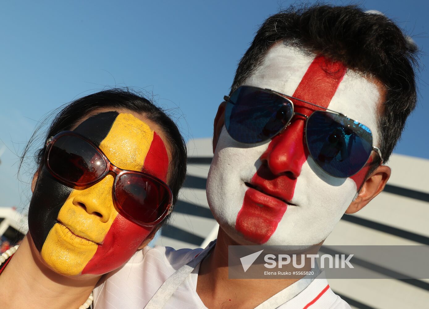 Russia World Cup England - Belgium