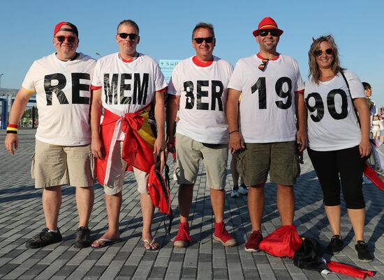 Russia World Cup England - Belgium