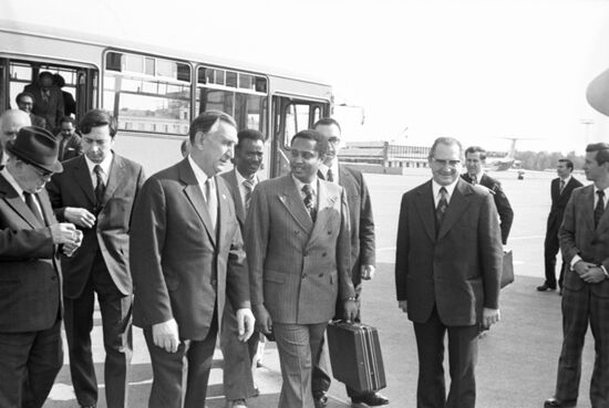 Ethiopian delegation visits Soviet Union