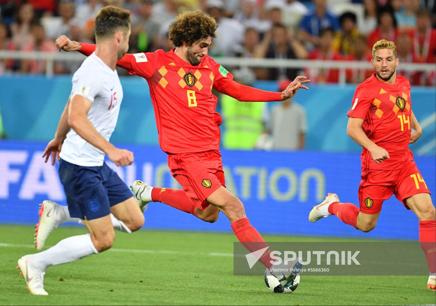 Russia World Cup England - Belgium