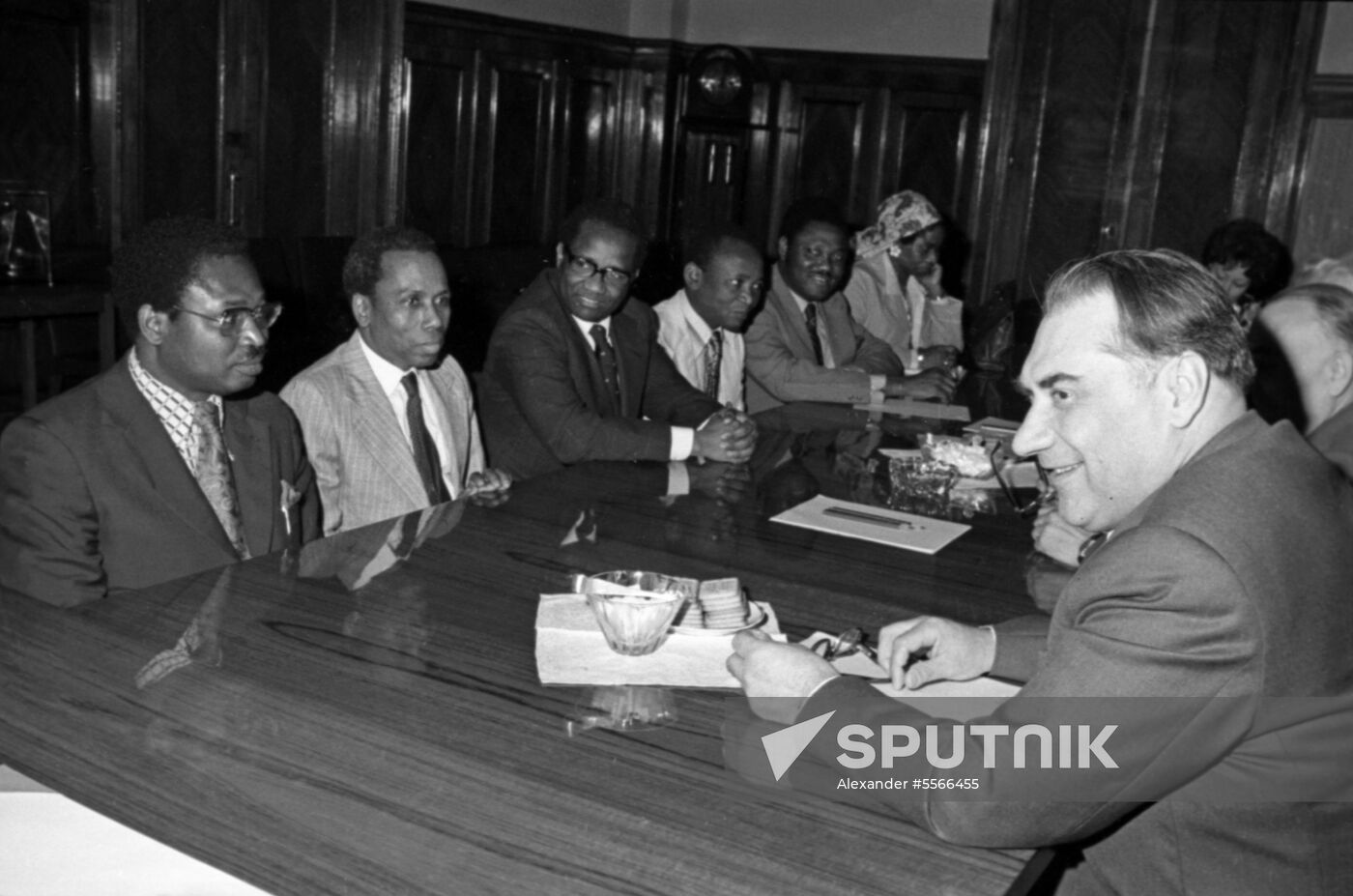 Nigerian governmental delegation's visit to USSR