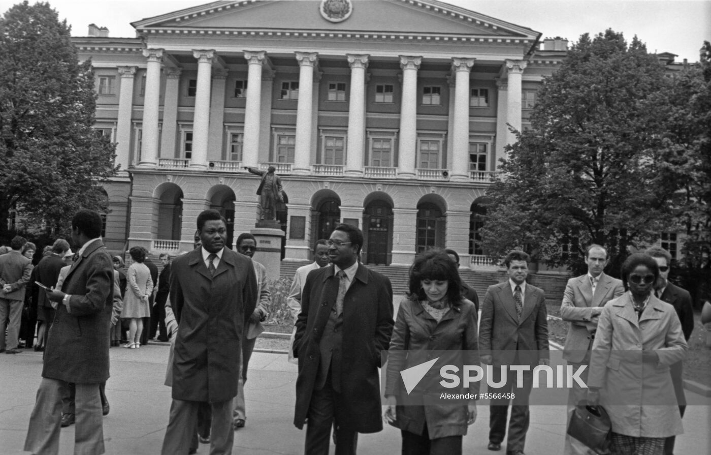 Nigerian governmental delegation's visit to USSR