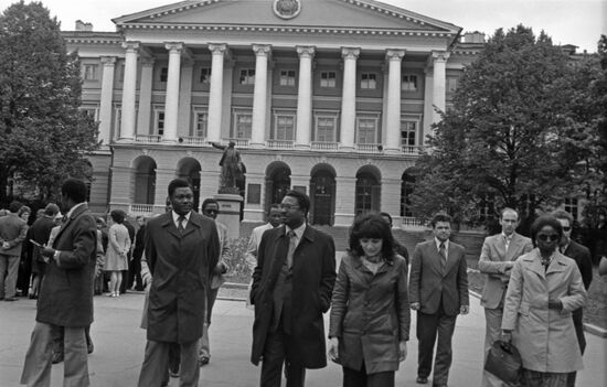 Nigerian governmental delegation's visit to USSR