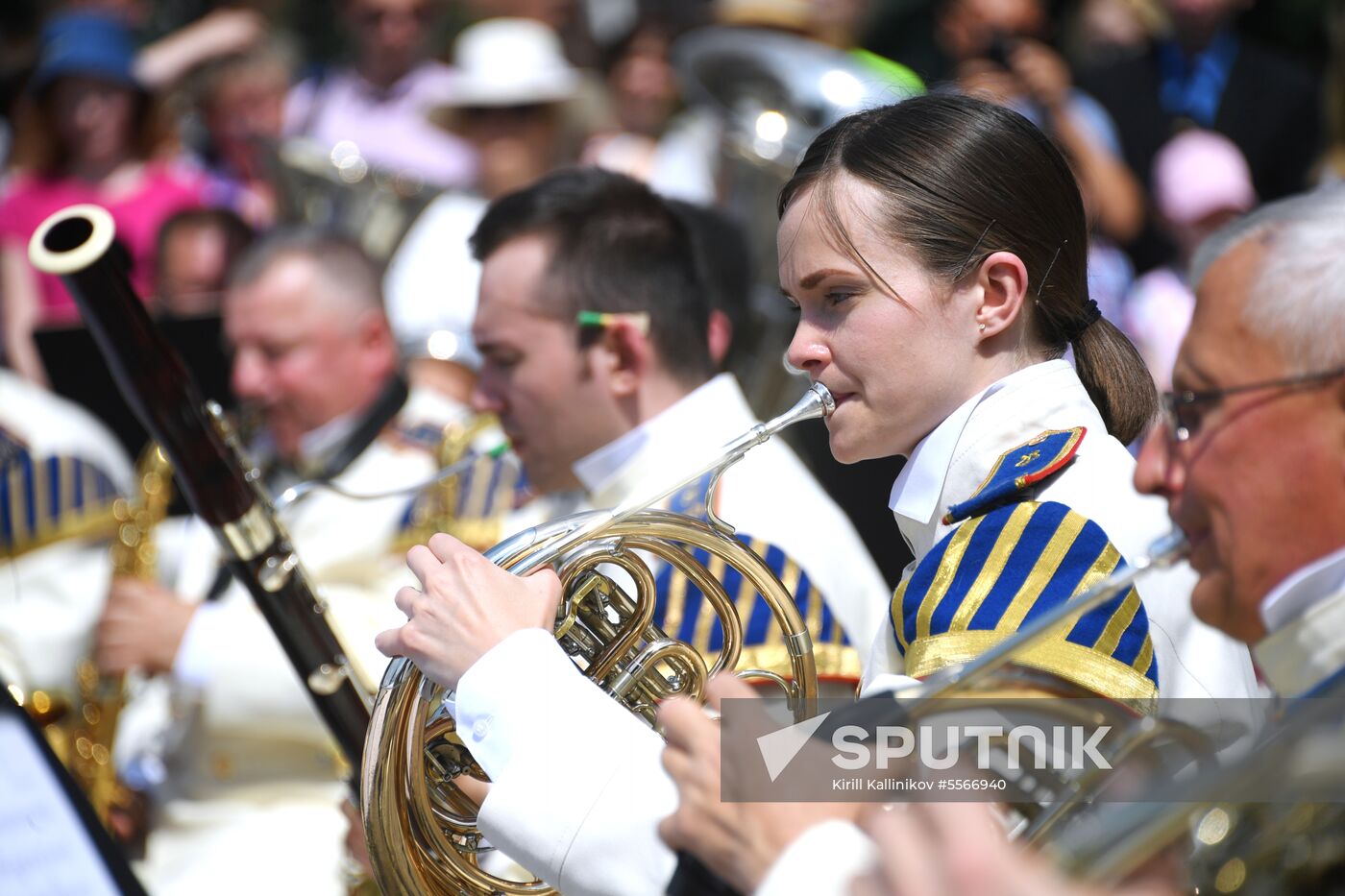 Presidential orchestra performs in Alexander Gardens