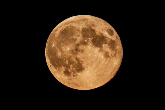 Full moon in Moscow Region