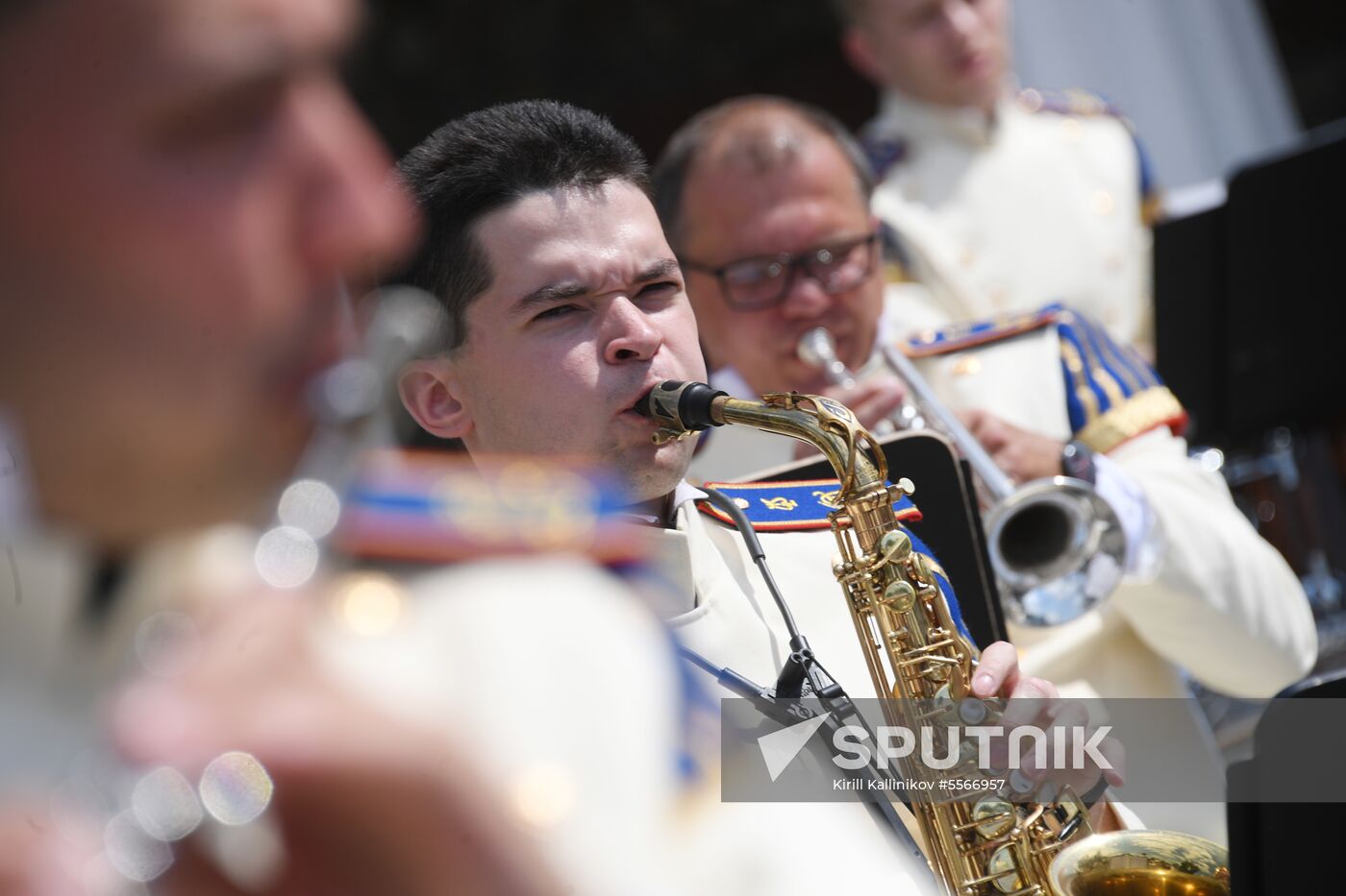 Presidential orchestra performs in Alexander Gardens
