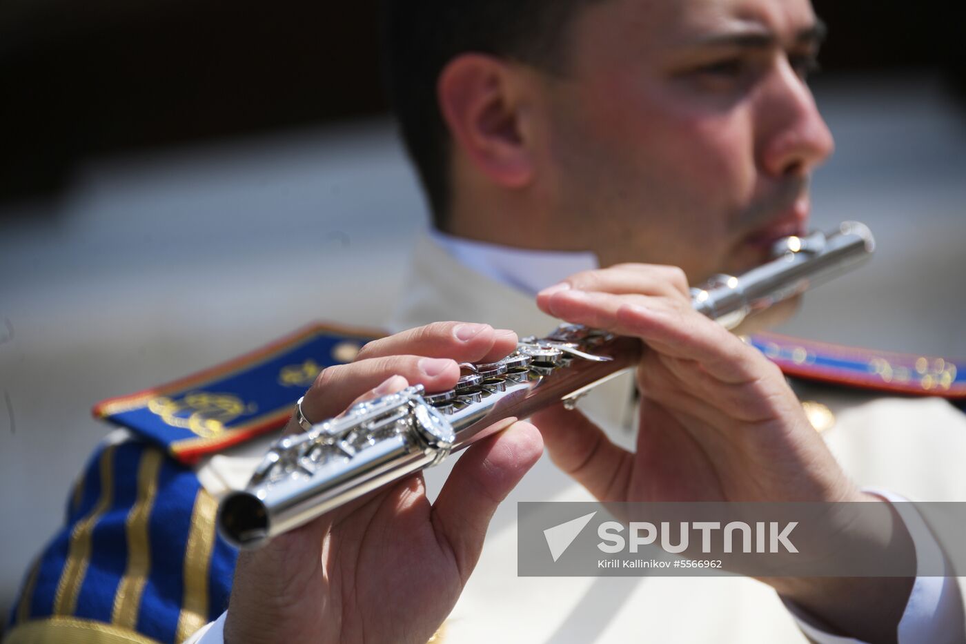Presidential orchestra performs in Alexander Gardens