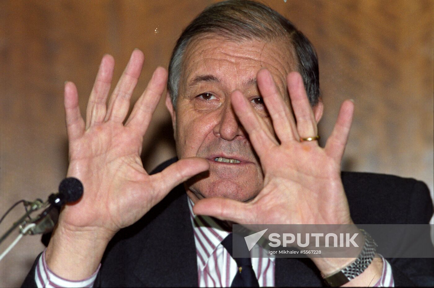 Interpol Secretary-General Raymond Kendall