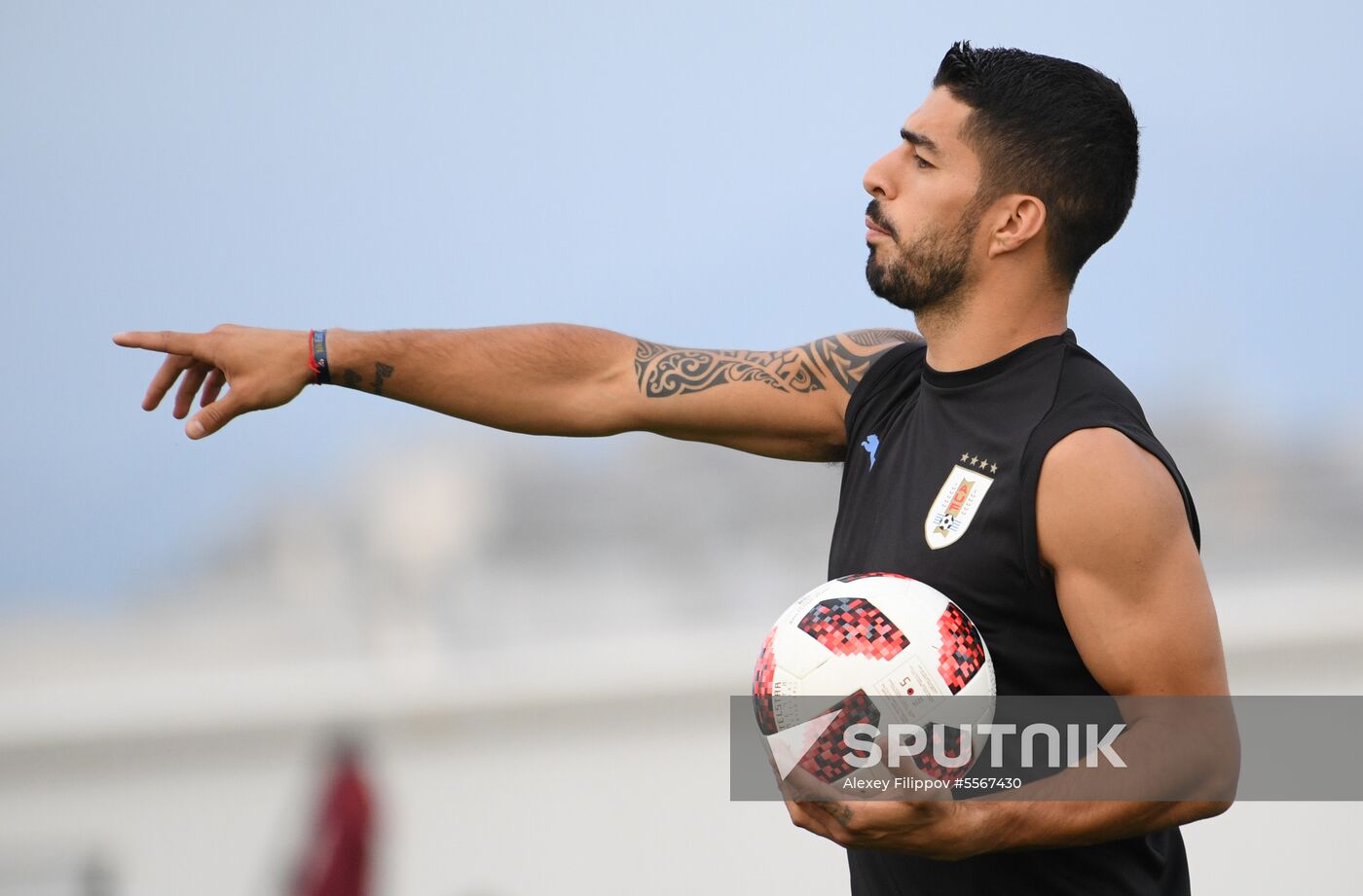 Russia World Cup Uruguay Training