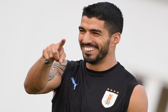 Russia World Cup Uruguay Training