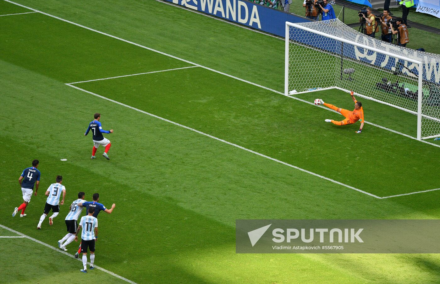 Russia World Cup France - Argentina