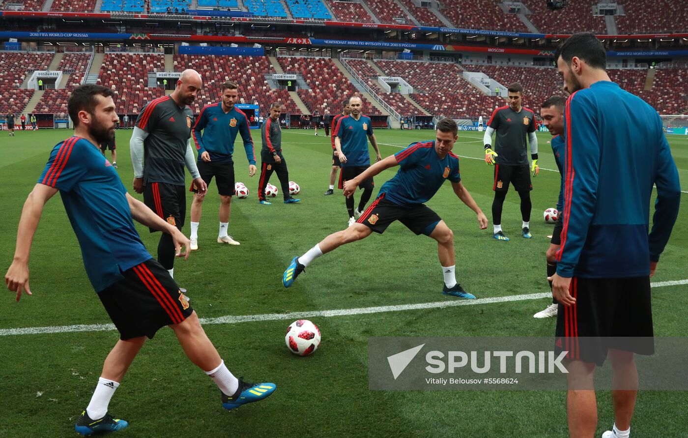 Russia World Cup Spain Training