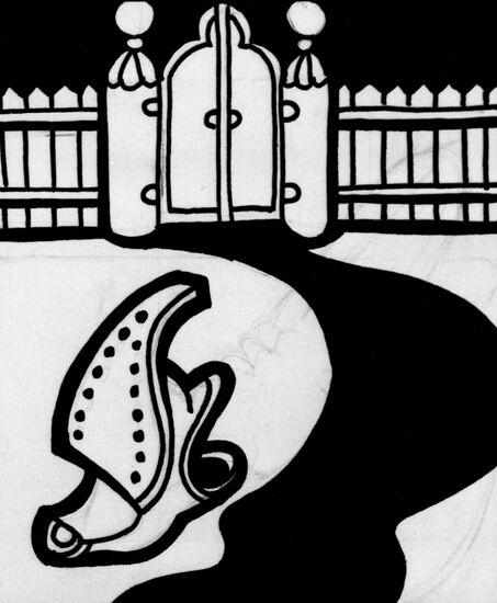 Illustration on subject of ancient Russian fortune telling