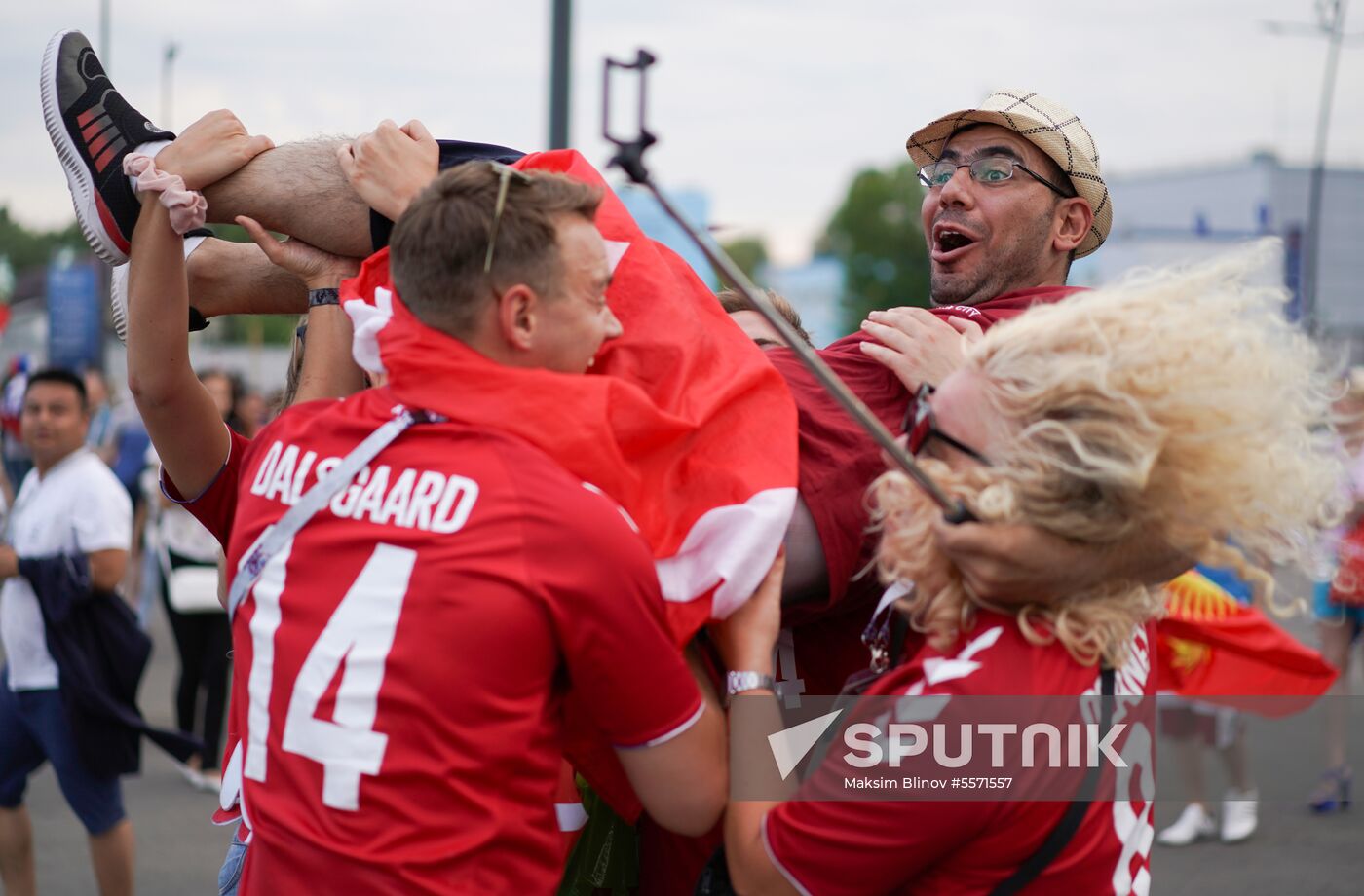 Russia World Cup Croatia - Denmark