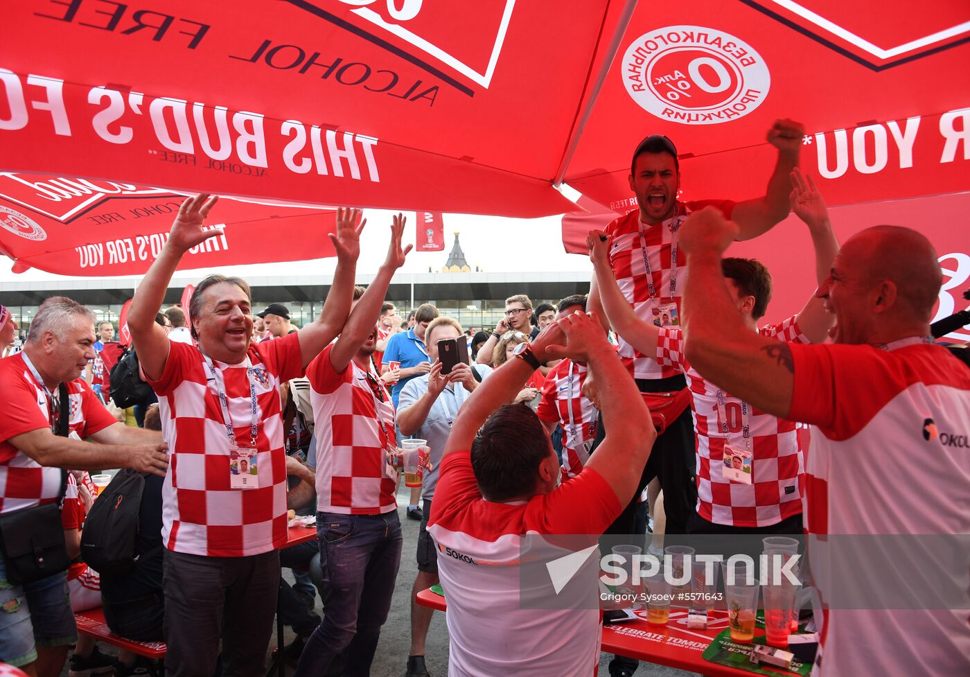 Russia World Cup Croatia - Denmark
