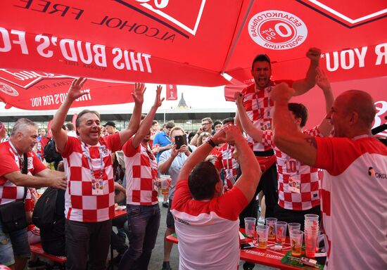 Russia World Cup Croatia - Denmark