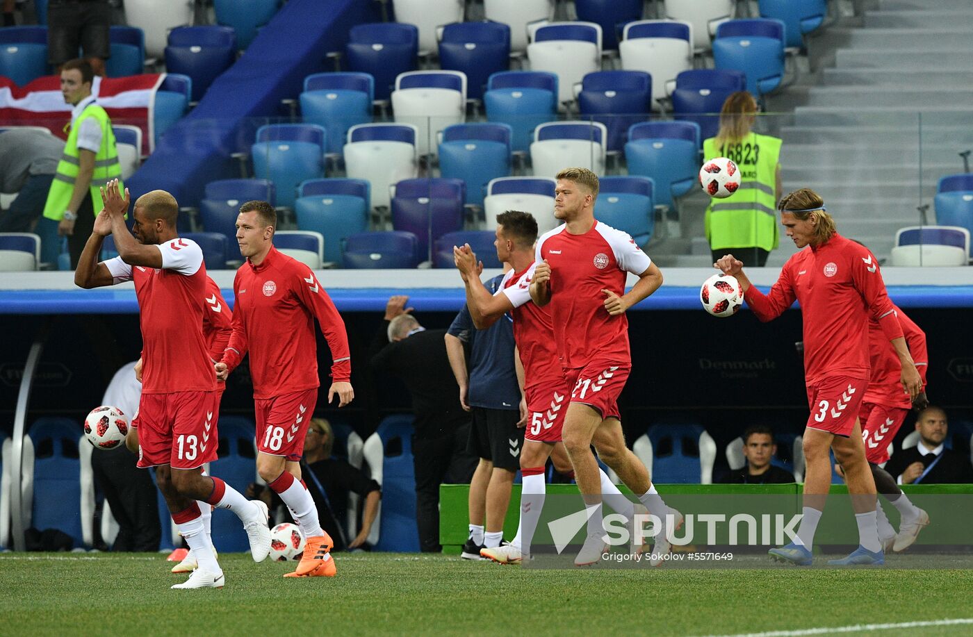Russia World Cup Croatia - Denmark