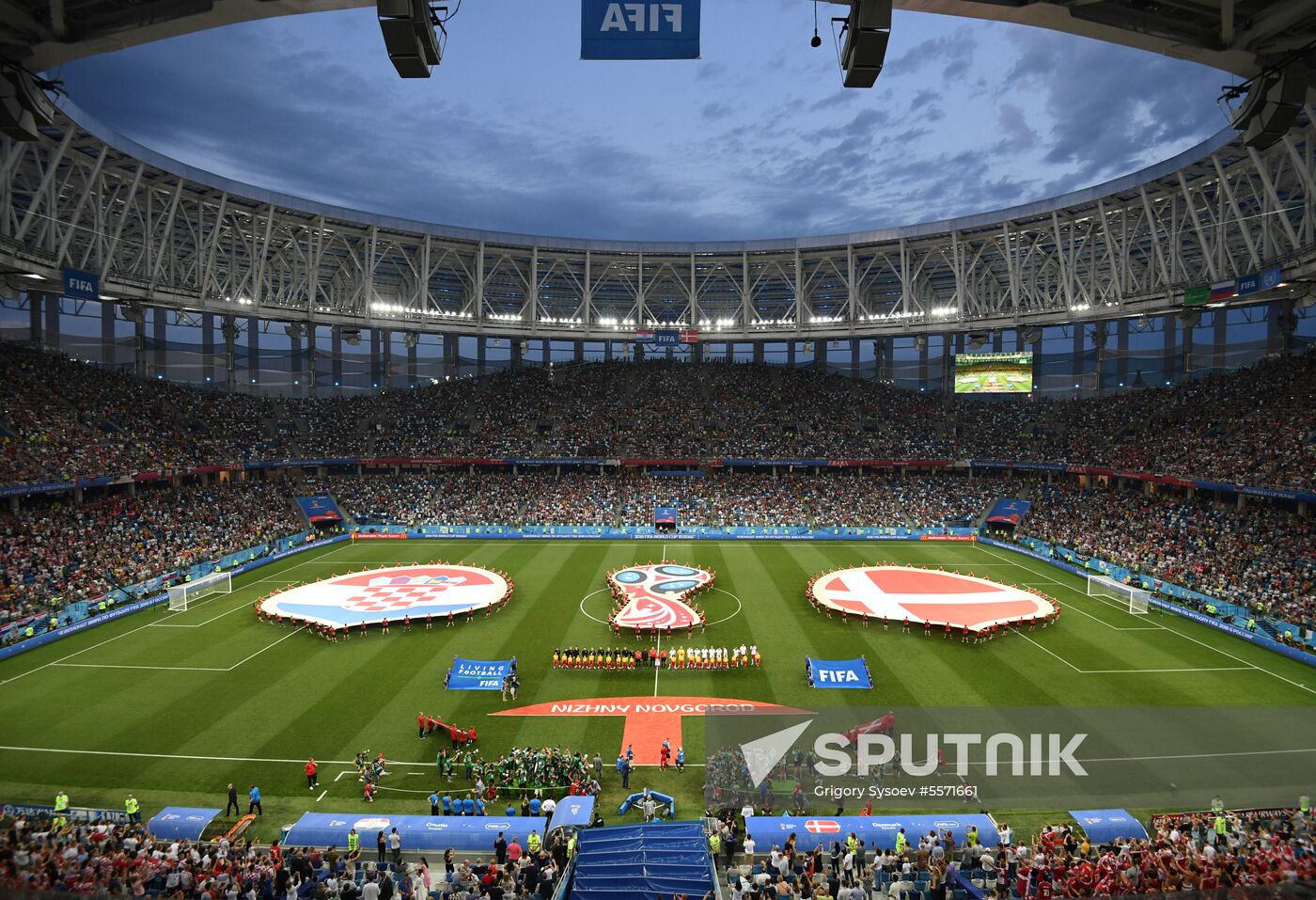 Russia World Cup Croatia - Denmark