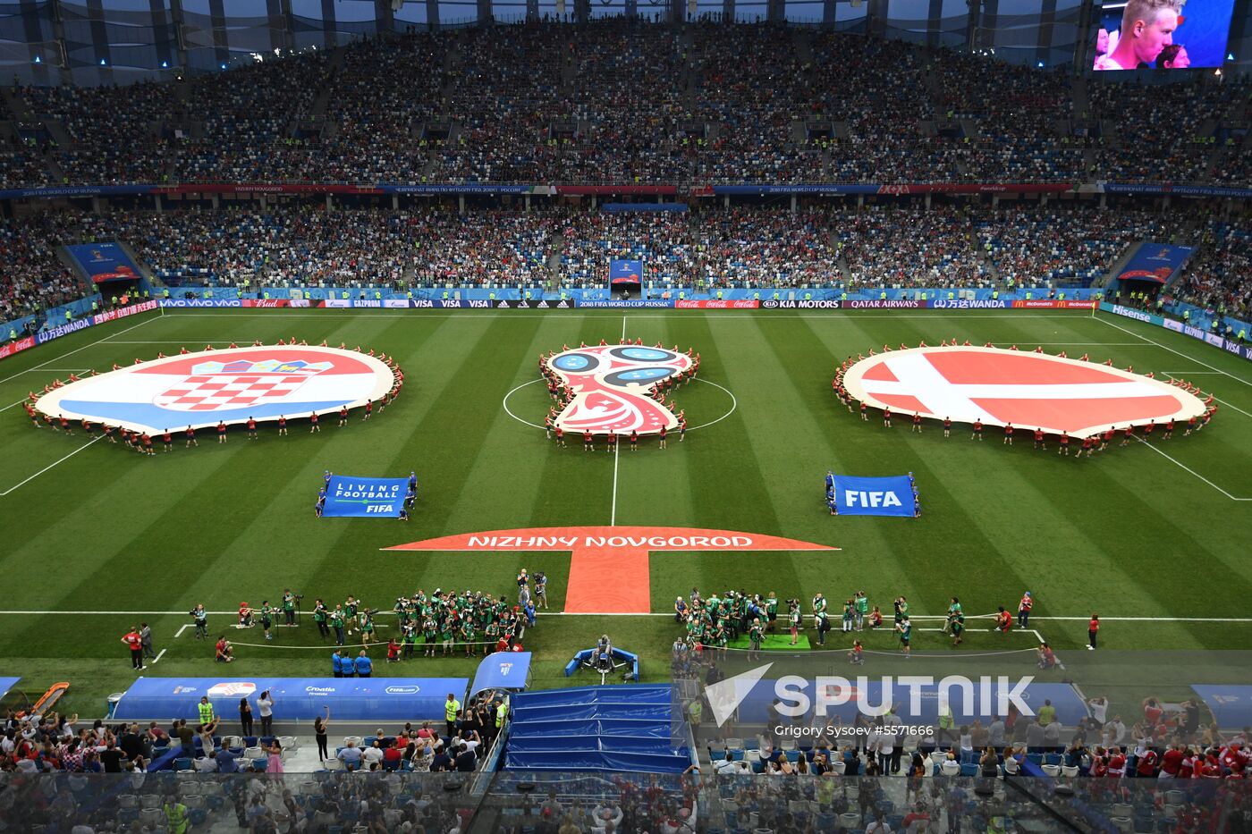 Russia World Cup Croatia - Denmark