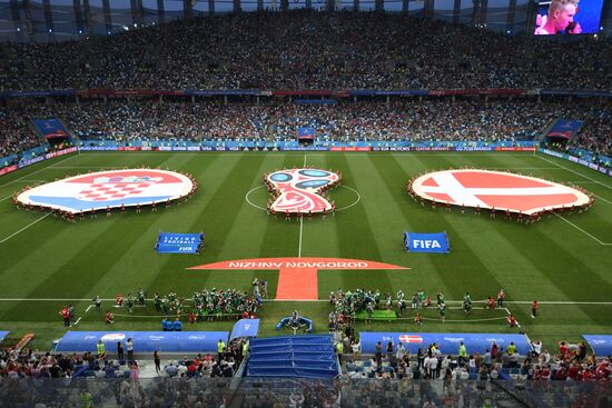 Russia World Cup Croatia - Denmark