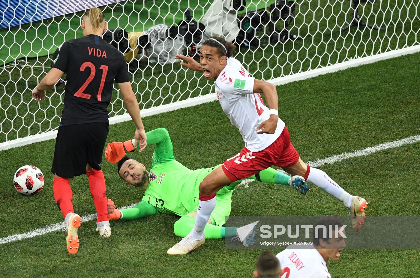 Russia World Cup Croatia - Denmark