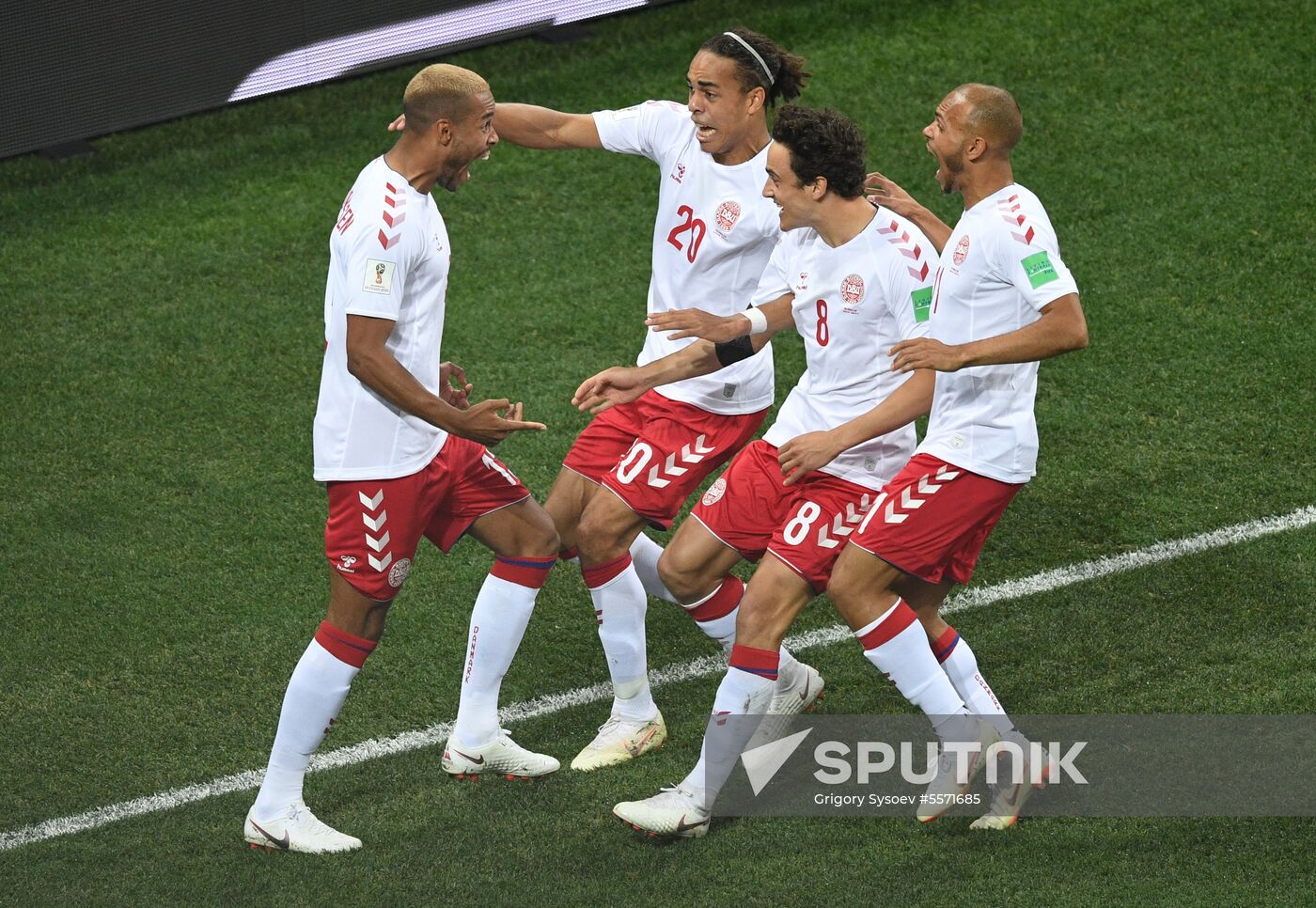 Russia World Cup Croatia - Denmark