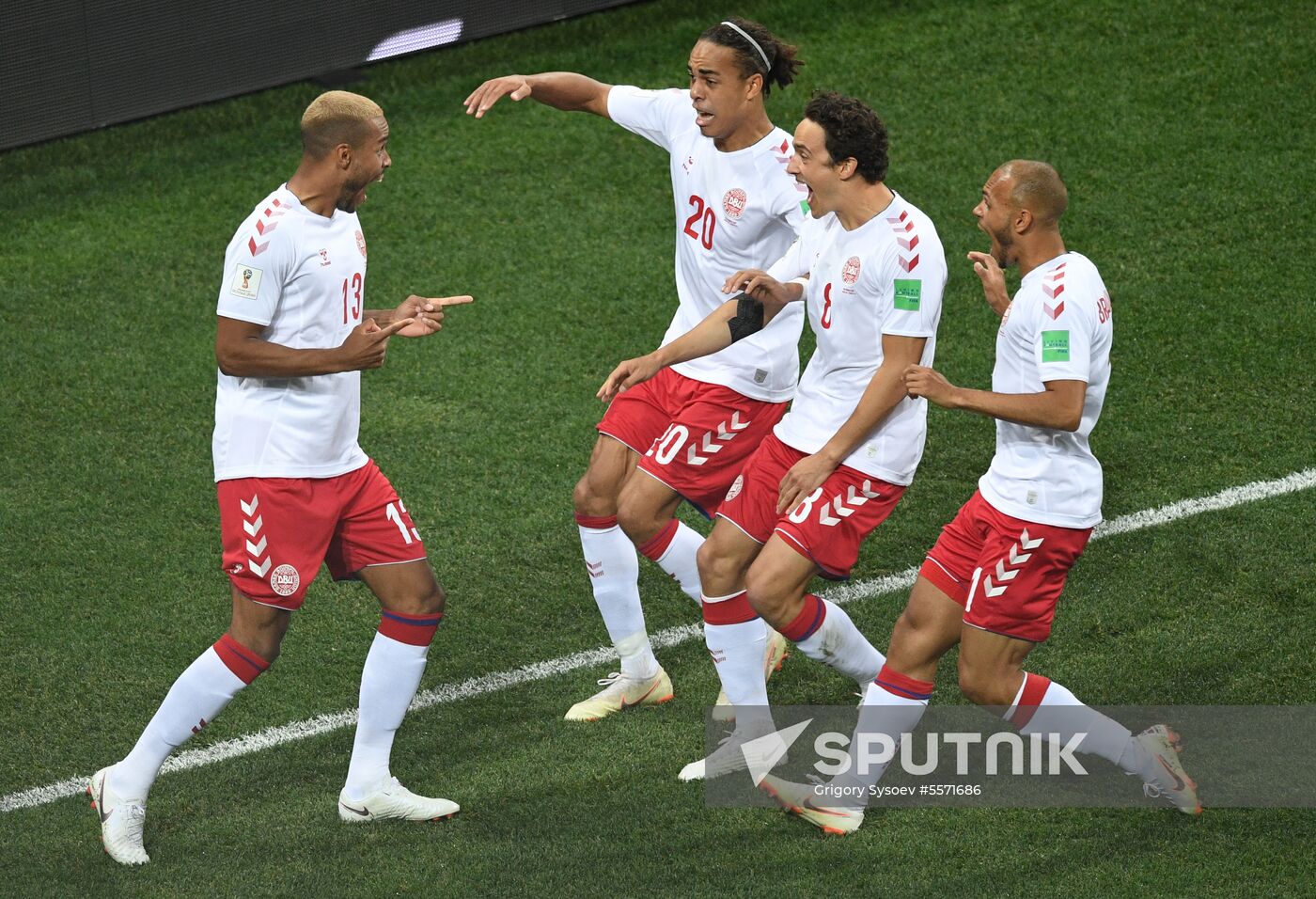 Russia World Cup Croatia - Denmark