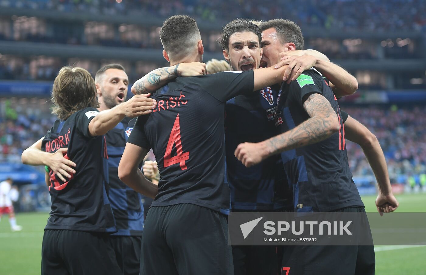 Russia World Cup Croatia - Denmark