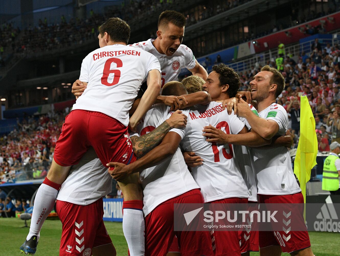 Russia World Cup Croatia - Denmark