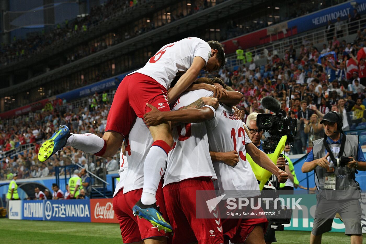 Russia World Cup Croatia - Denmark
