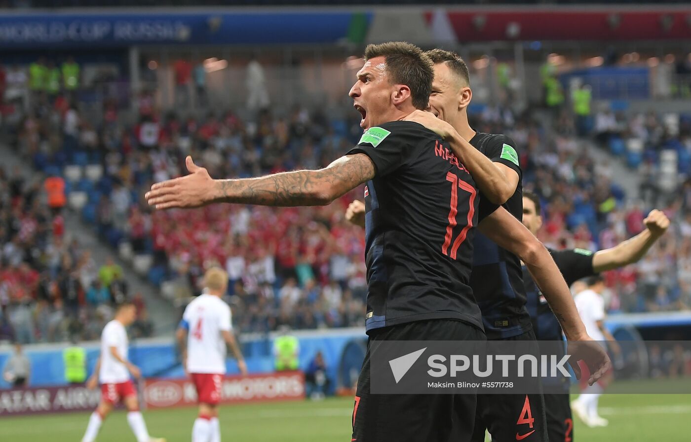 Russia World Cup Croatia - Denmark