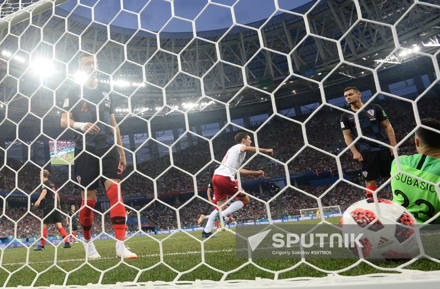 Russia World Cup Croatia - Denmark