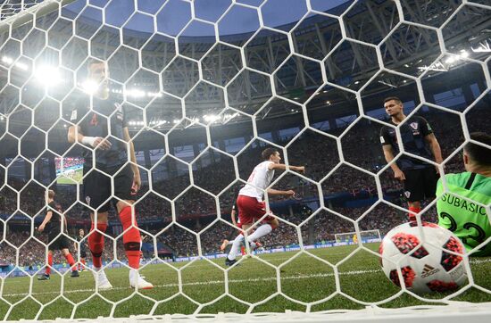 Russia World Cup Croatia - Denmark