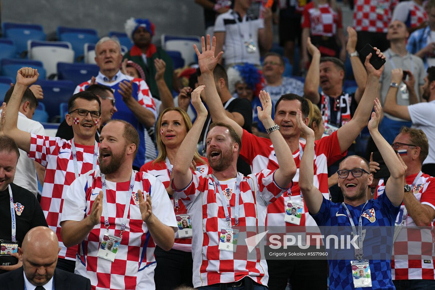 Russia World Cup Croatia - Denmark