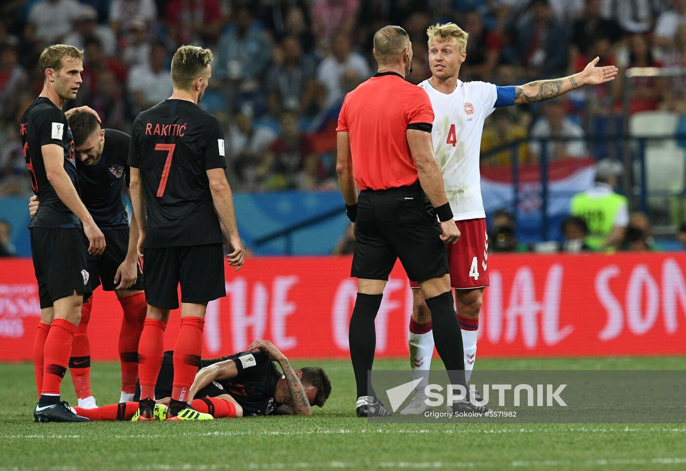 Russia World Cup Croatia - Denmark