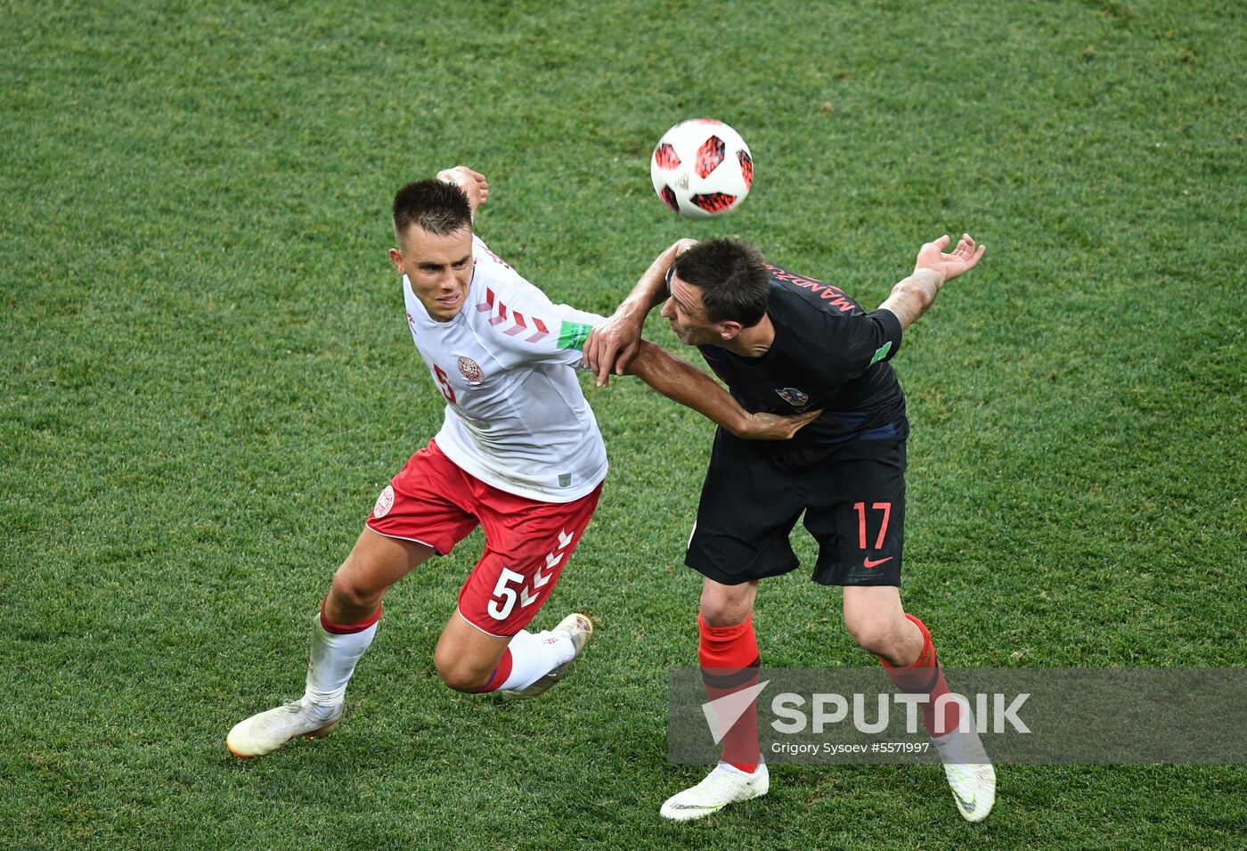 Russia World Cup Croatia - Denmark
