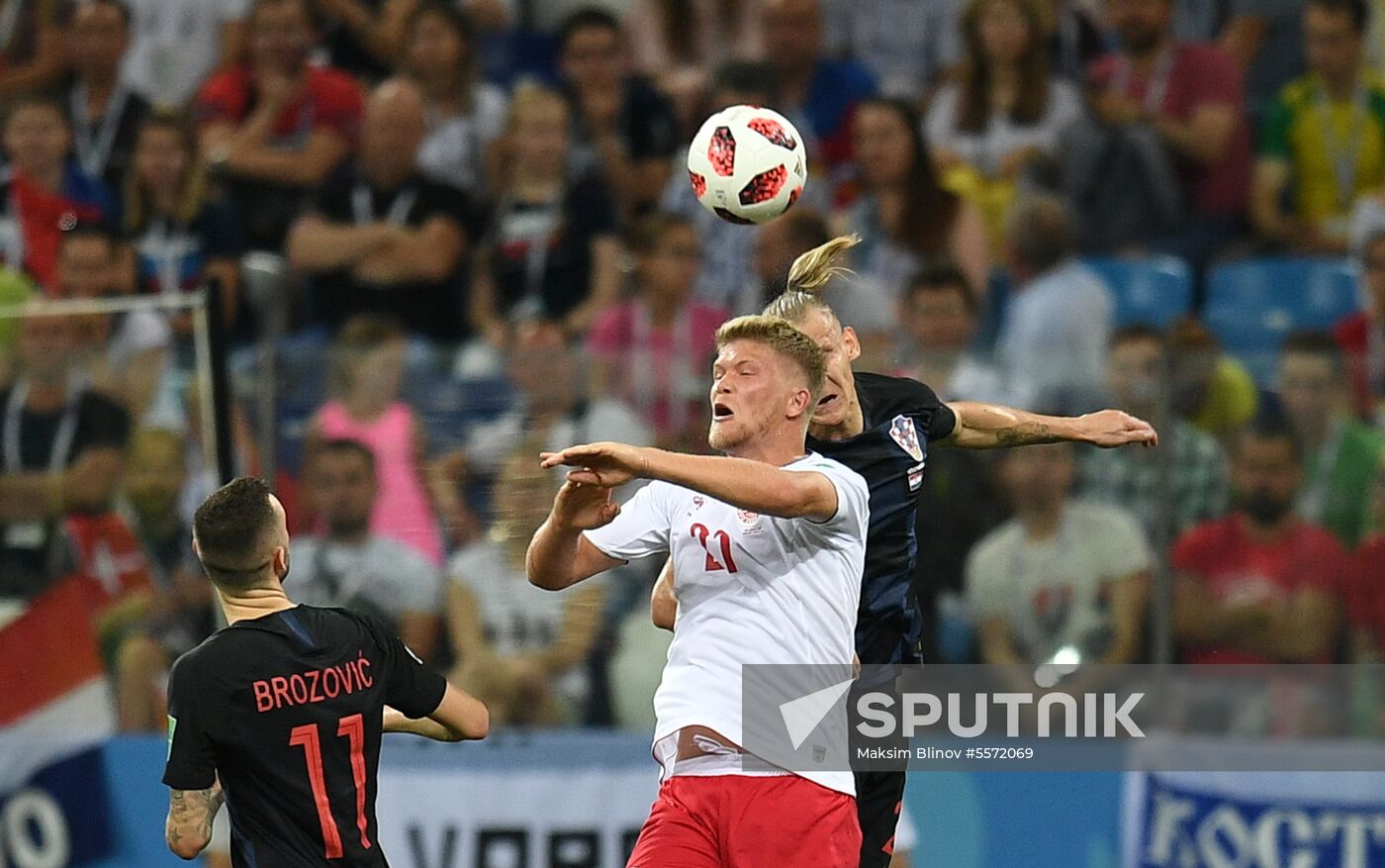 Russia World Cup Croatia - Denmark