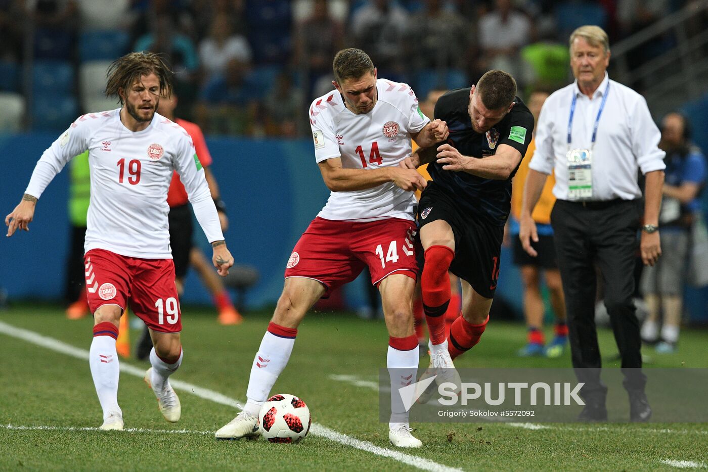 Russia World Cup Croatia - Denmark