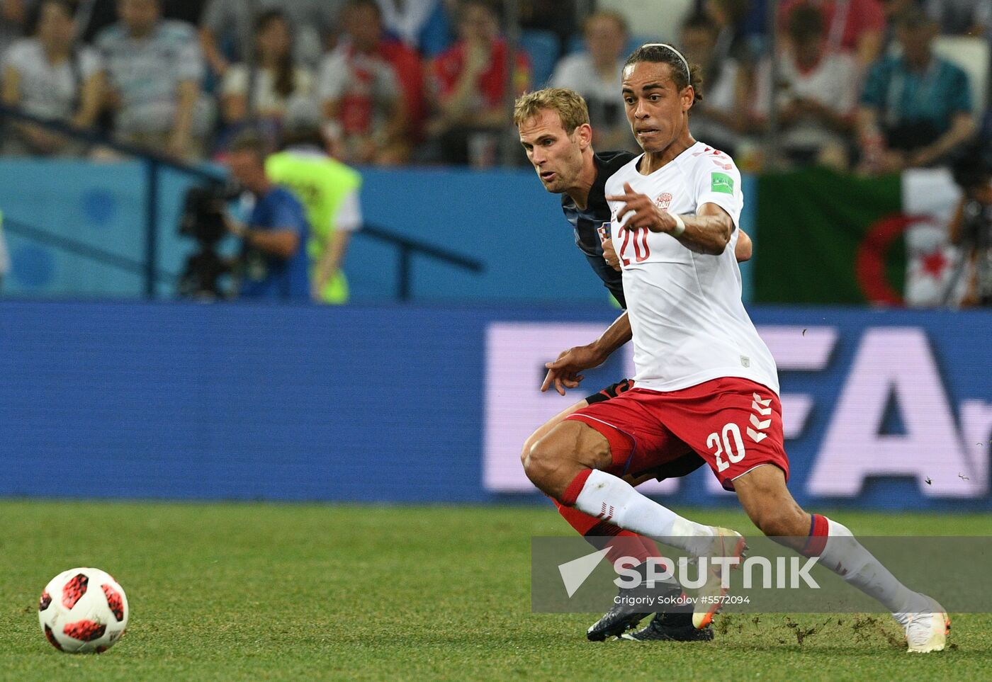 Russia World Cup Croatia - Denmark