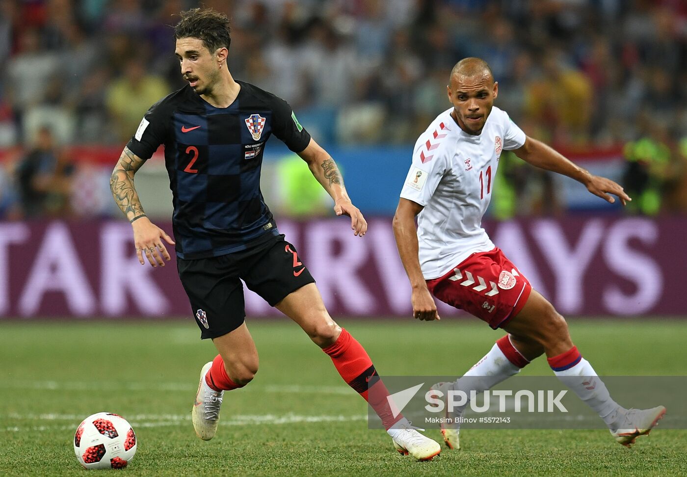 Russia World Cup Croatia - Denmark