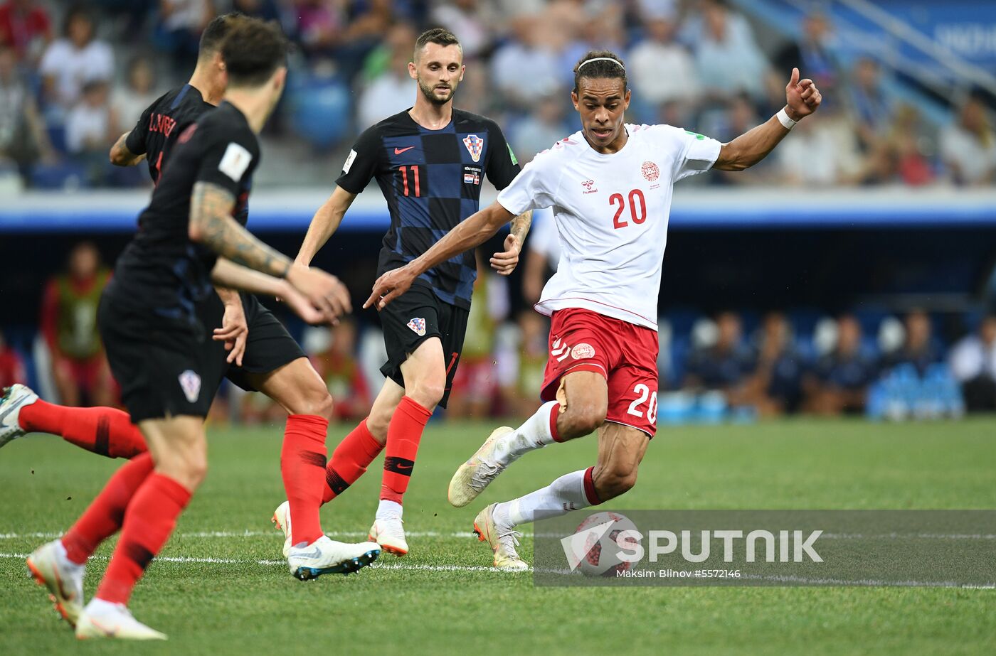 Russia World Cup Croatia - Denmark