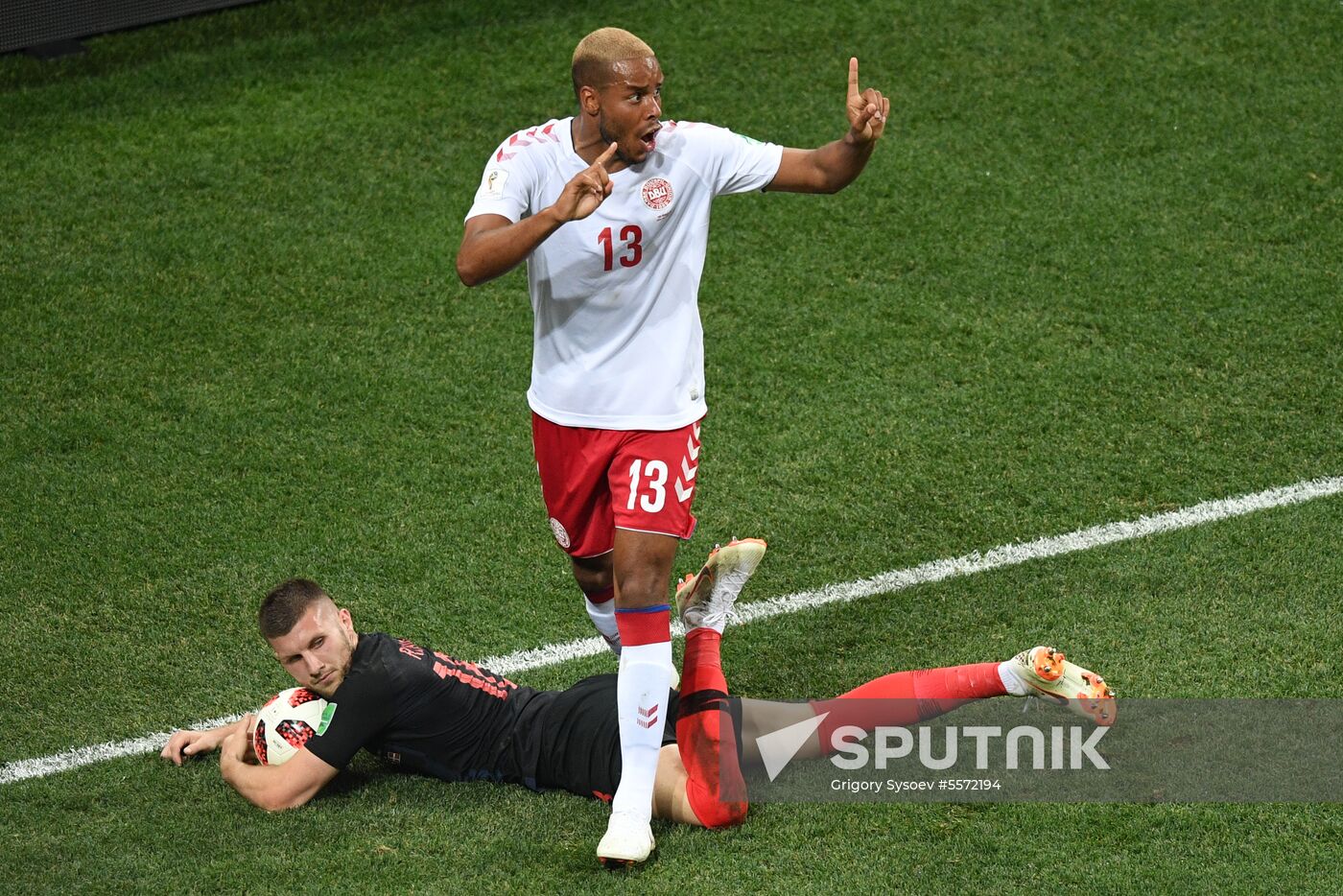 Russia World Cup Croatia - Denmark